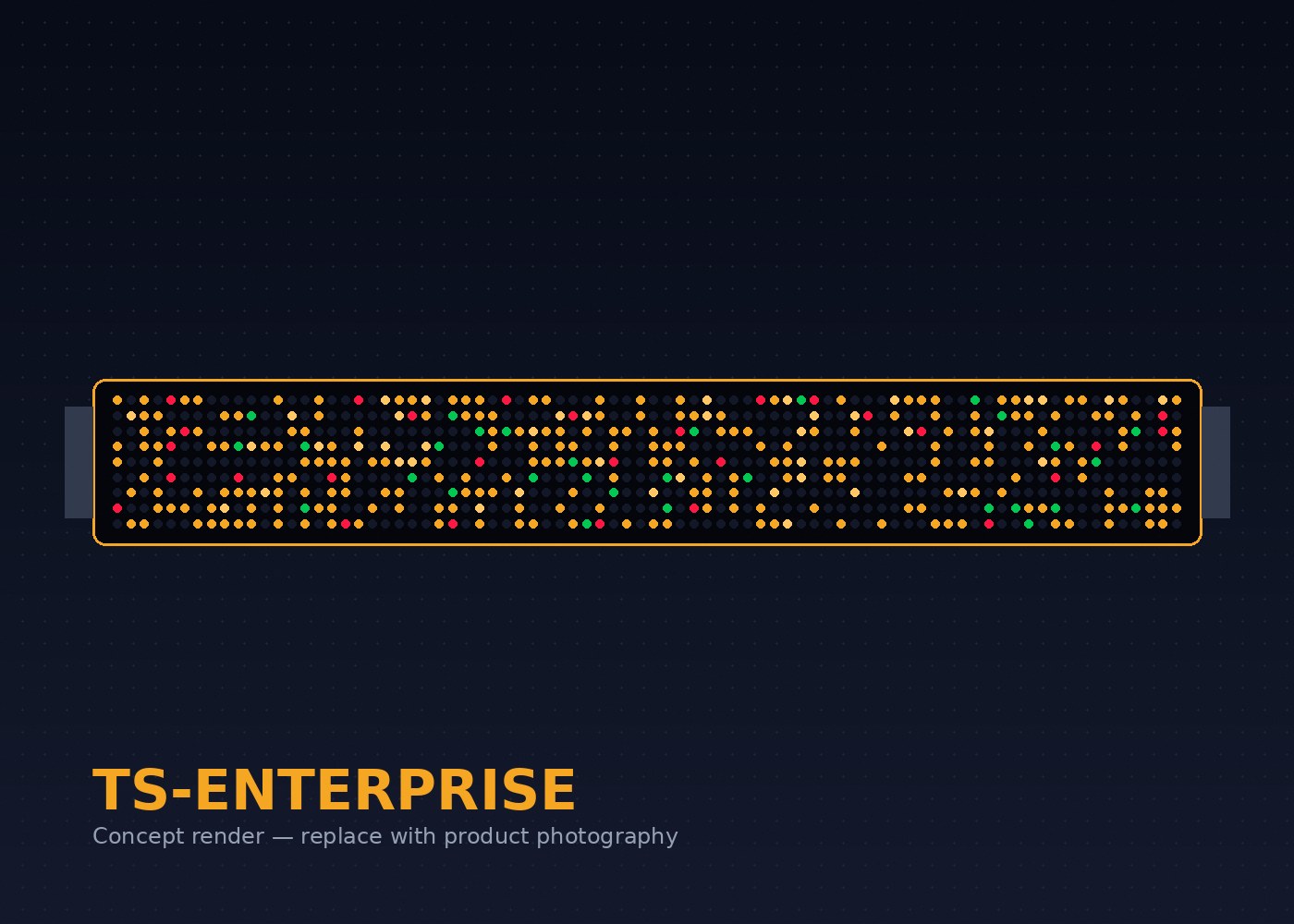 TS-Enterprise multi-zone LED ticker system