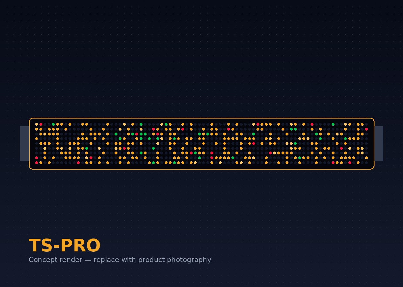 TS-Pro LED ticker display unit